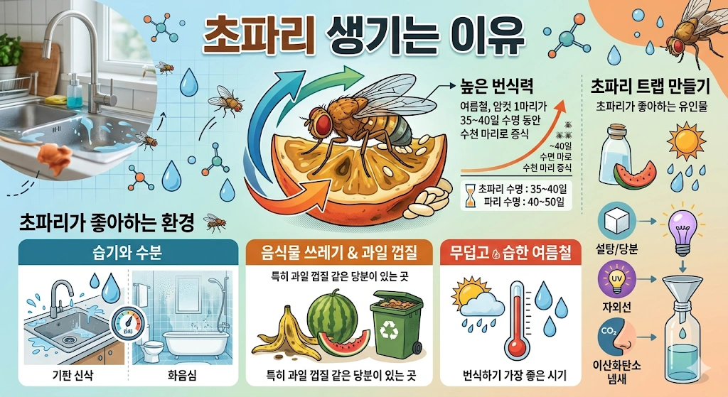 붕사 초파리 트랩 후기 (+ 초파리 없애는법 바퀴벌레 개미 퇴치제 만들기) 초파리 생기는 이유