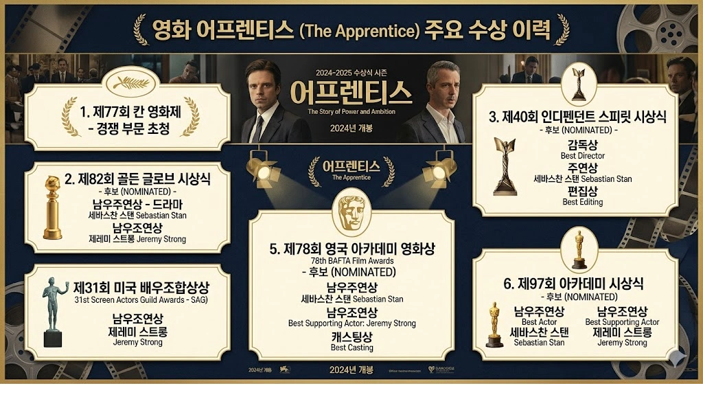 트럼프를 만든 로이 콘 영화 어프렌티스 결말 & 줄거리 관람평 영화 어프렌티스 수상 이력