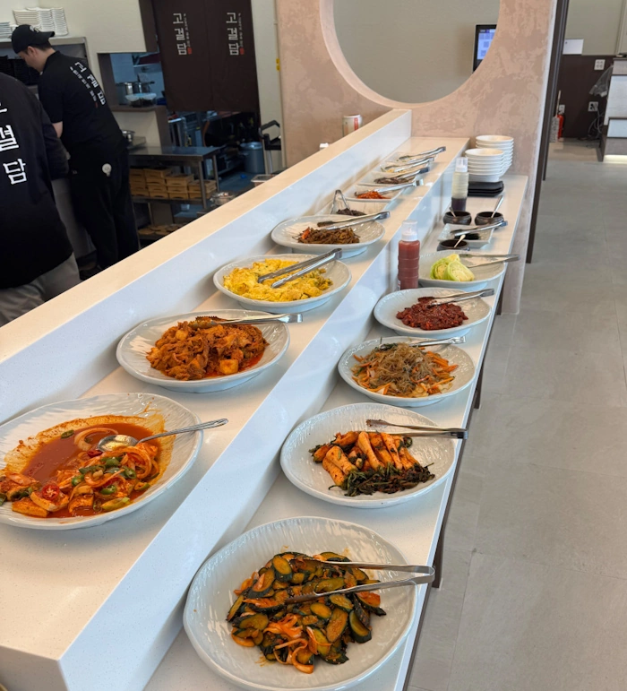오션뷰 고등어구이 땡길땐 부산 광안리 고결담 한식 맛집 (돌솥밥 & 생선찜) 고결담 셀프바