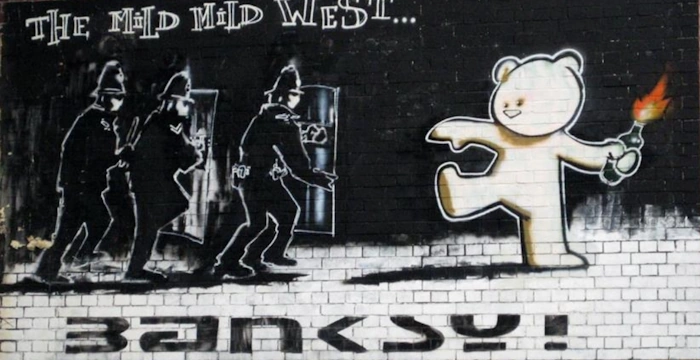 그림 8만원에 팔던 로빈 거닝엄 뱅크시 얼굴 정체 공개 (뱅크시 프로필 수상 필모그래피 작품활동 로빈 거닝햄) 뱅크시 작품 더 마일드 마일드 웨스트