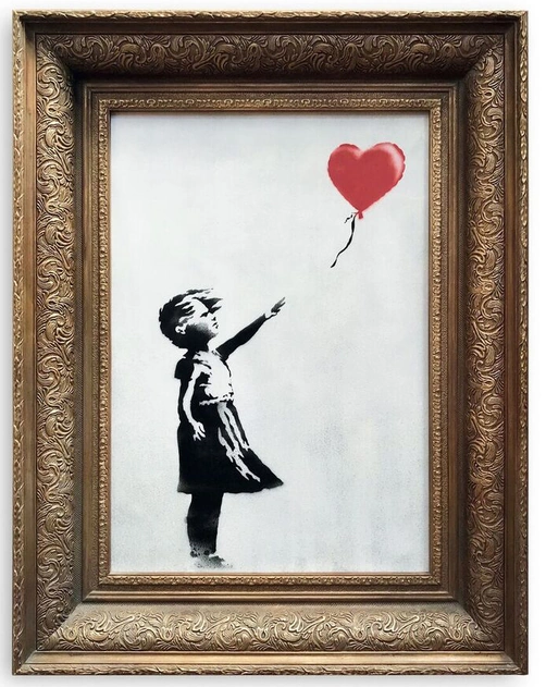 그림 8만원에 팔던 로빈 거닝엄 뱅크시 얼굴 정체 공개 (뱅크시 프로필 수상 필모그래피 작품활동 로빈 거닝햄) 뱅크시 풍선과 소녀