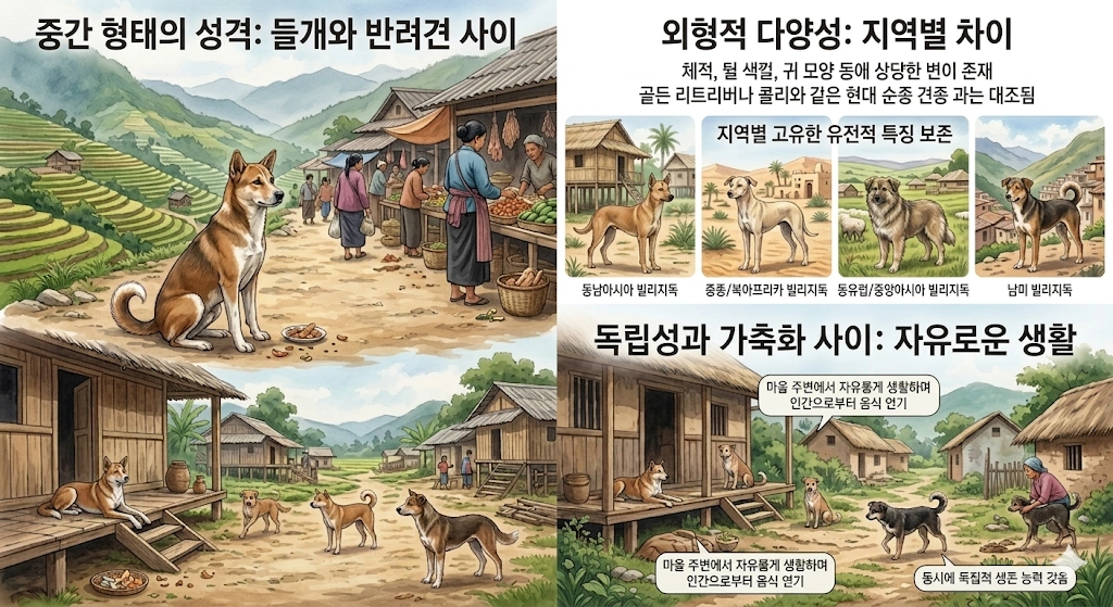 데면데면한 강아지 빌리지독 뜻 품종 특징 & 역사 (빌리지도그) 데면데면한 강아지 빌리지독 뜻 품종 특징 & 역사